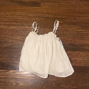 Lost in lunar white top